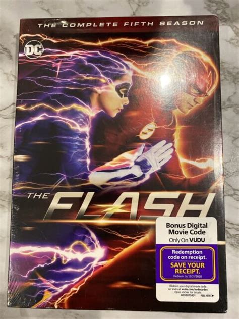 the flash complete fifth season 5 dvd grant gustin candice patton dc comics hero for sale online