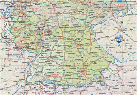 Wiesbaden Map And Wiesbaden Satellite Image