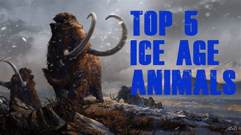 Top 5 Ice Age Animals Doovi