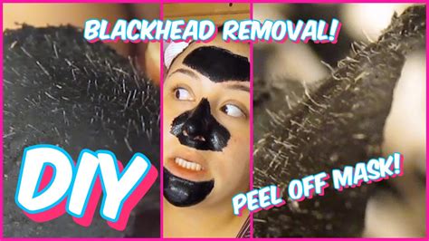 Diy Blackhead Removal Peel Off Mask Beauty Hack Tested Youtube