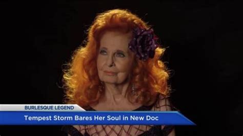 Legendary Burlesque Dancer Tempest Storm Shares Story In New Documentary Watch News Videos Online