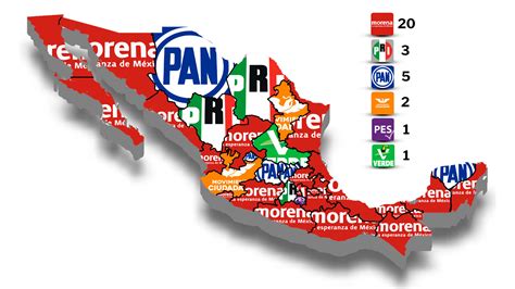 este será el mapa electoral de méxico rumbo al 2024 tras el triunfo de morena infobae