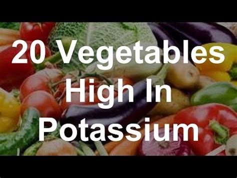 We did not find results for: 20 Vegetables High In Potassium - YouTube