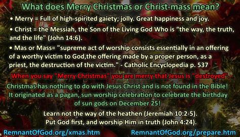 What Does Merry Christmas Or Christ Mass Mean Girlsaskguys
