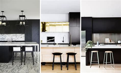 Para realzar el diseño angular de la cocina lo mejor es combinar colores tales como el negro, blanco y gris, con. The colors that will be trend in modern kitchens for 2019 ...
