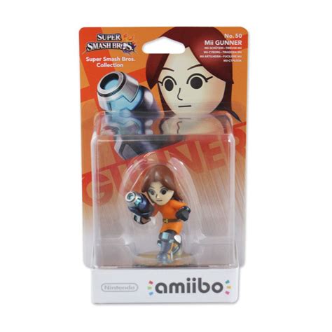 Amiibo Super Smash Bros Series Figure Mii Gunner For Wii U New Nintendo 3ds New Nintendo