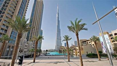 Dubai Burj Buildings Wallpapers Skyscrapers Khalifa Palm