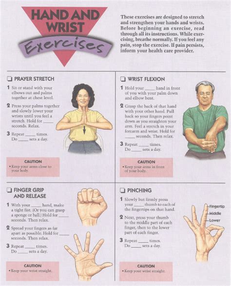 Hand And Wrist Exercises These Exercises Are Designed To Stretch And Strengthen Your Hands And