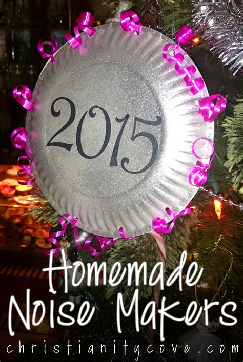 New Years Craft Homemade Noise Makers Christianity Cove