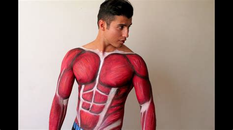 Muscles Body Painting Cuerpo Pintado Musculatura Humana