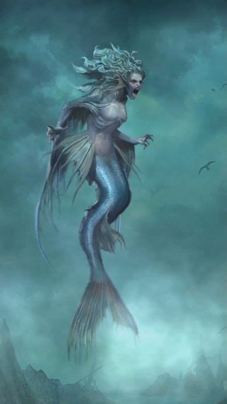 Pin By Caroline Jacques On Art Marin Dark Mermaid Fantasy Mermaids Mythical Creatures Art