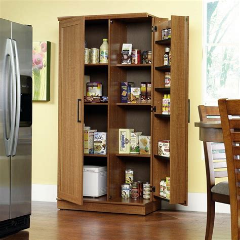 7 ways to create pantry and kitchen storage. Kitchen Storage Cabinets Extra Large Wood Pantry Food