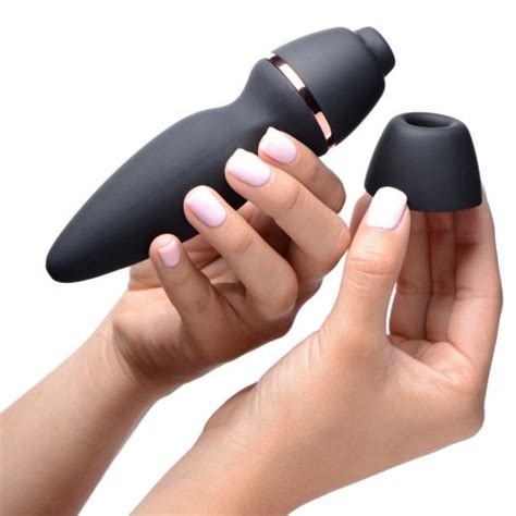 Inmi Shegasm 7x Pixie Focused Clitoral Stimulator With Vibration Black Sex Toys At Adult Empire