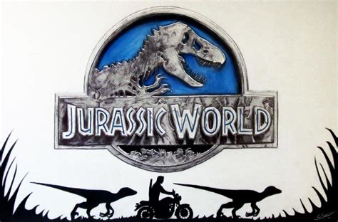 Jurassic World Fan Art Drawing By Lethalchris On Deviantart