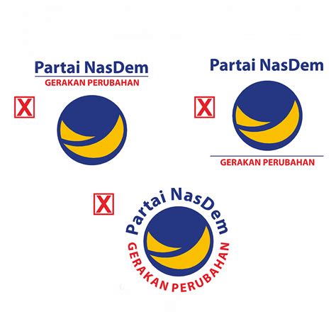 Penerapan Logo Yang Salah Dewan Pimpinan Wilayah DPW Partai NasDem Jawa Tengah
