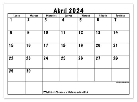 Calendario Abril 2024 48 Michel Zbinden Es