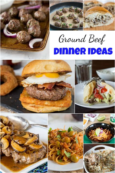 Dec 31, 2019 · some of these are simple ground beef recipes, such as the hamburger soup or the pumpkin chili. Ground Beef Dinner Ideas - Dinners, Dishes, and Desserts