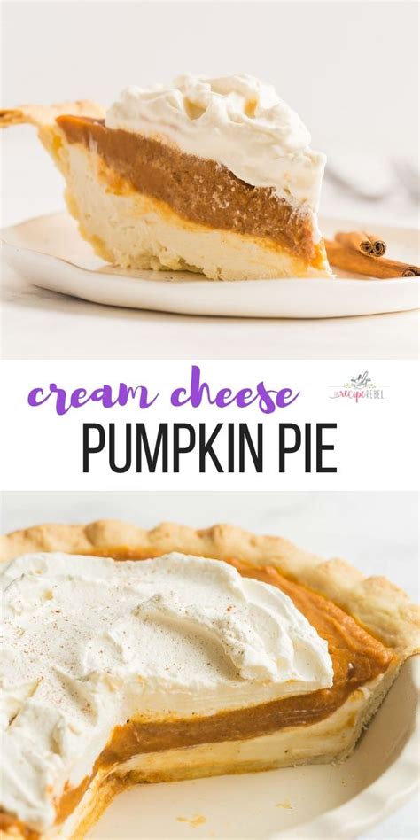 They involve roasting fresh pumpkin, which is indeed very fresh and seasonal this time. Easy Quick Pumpkin Pie With Cream Cheese / Easy Cream ...