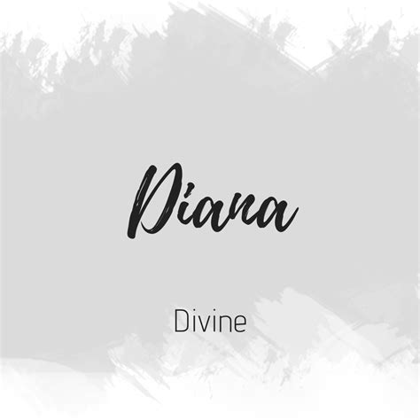 Pin De Gracie En Names Design 3 Nombres Nombre Diana Decir No