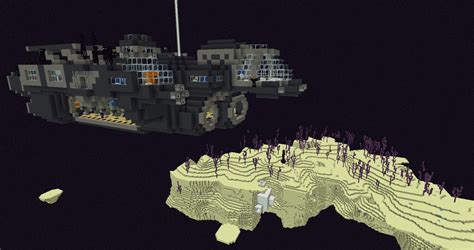 Spaceship And End Temples Game Changer For Minecraft