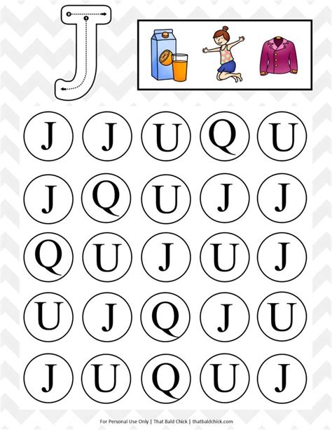Grab This Free Uppercase Do A Dot Letter J Printable At Thatbaldchick