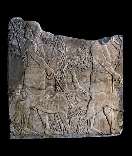 Stone Panel From The North Palace Of Ashurbanipal Room E No