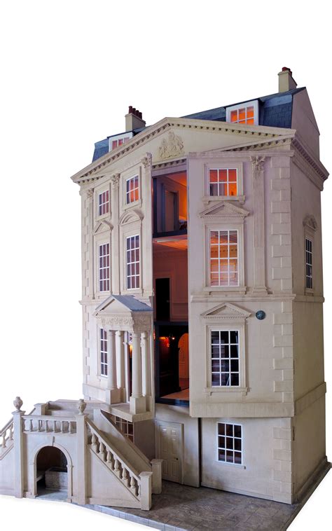 Handmade Classic English Unfurnished Dollhouse By Mulvany Rogers Moda