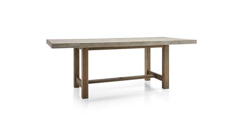 crate and barrel concrete dining table Crate and barrel dining table : crate and barrel big sur natural dining