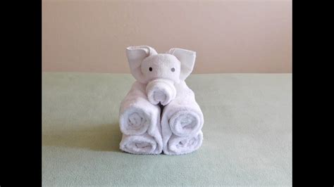 Towel Folding Animals Folding A Towel Piggy With Music Towel Animals