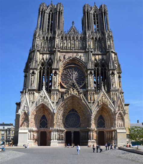 Kathedrale Notre Dame De Reims Foto And Bild Architektur