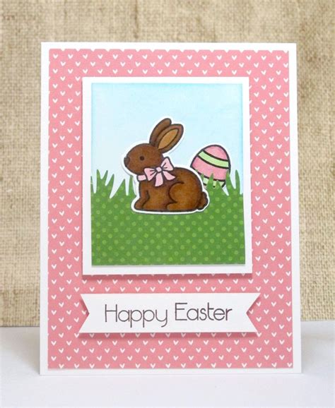 Easter Chocolate Bunny Card Easter Bunny Card Easter Bunny Easter