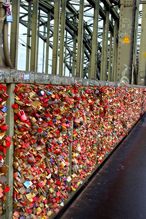 The Hohenzollern Bridge In Cologne Germany Is No Different This