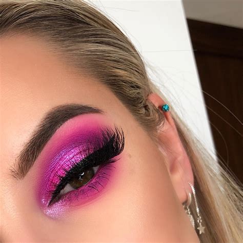 Pin By Rose Thorne On Beauty Products Rave Makeup Pink Eye Makeup