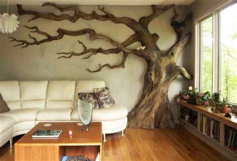 24 Modern Interior Decorating Ideas Incorporating Tree