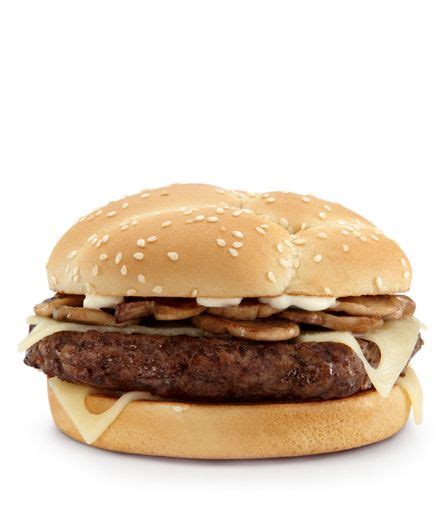 Angus Mushroom And Swiss Mcdonalds Food Menu Mushroom Burger Mcdonald