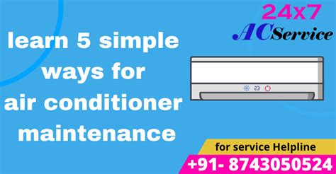 Learn 5 Simple Ways For Air Conditioner Maintenance