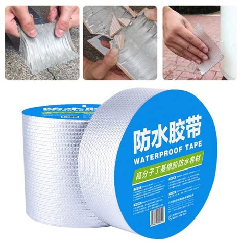 Aluminum Foil Tape Super Fix Repair Wall Crack Waterproof Tape 10m