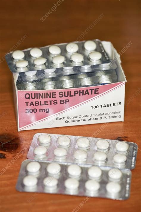 Quinine Sulphate Antimalarial Drug Stock Image C0486123 Science