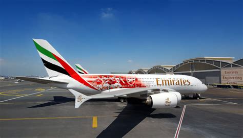 Arsenal Enroute To Dubai On Emirates Special Livery For Friendly Match