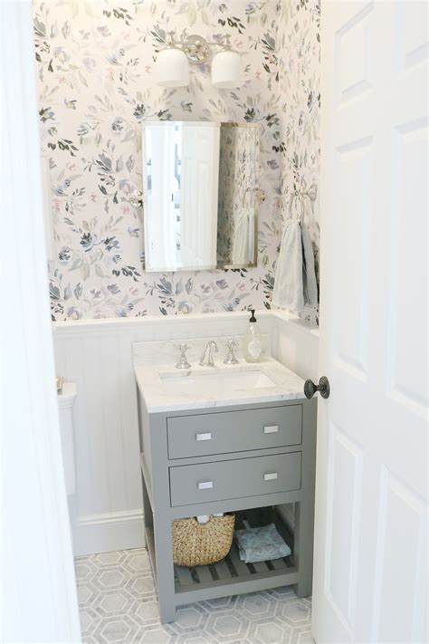 I Am So Excited To Reveal Our Powder Bathroom Makeover The Before And