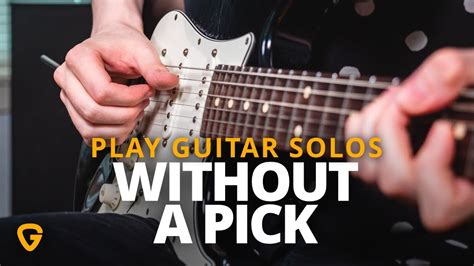 How To Play Guitar Solos Without A Pick Beginner Guitar Lesson Guitareo