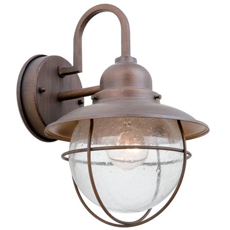 Outdoor wall lighting fixtures come in so many styles so you can be sure you'll find the perfect outdoor wall light fixture for your yard. Outdoor Wall Lights: Sconces, Lanterns & More | The Home ...