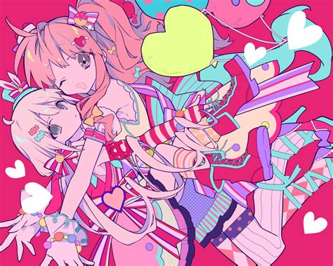 Wallpaper Id 153970 Anime Illustration Anime Girls Colorful Free