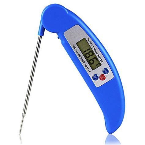 Instant Read Food Thermometer Digital Cooking Thermometer With Long