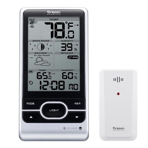 Oregon Scientific Bar Hgx Advanced Wireless Weather Station With Humidity Radio Controlled