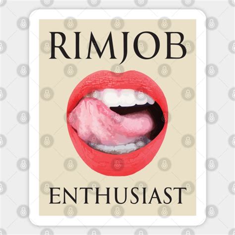 Rimjob Merch 2 Rimjob Enthusiast Sexy Mouth Lip Black SFW
