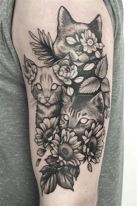 Tattoodo Stylist Tattoos Feminine Tattoo Sleeves Black Cat Tattoos