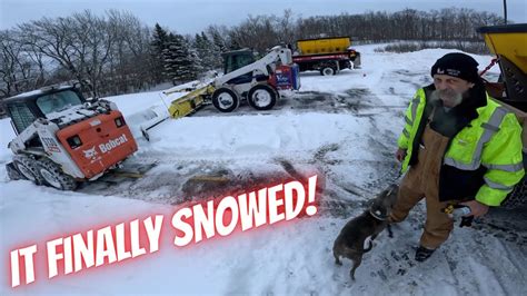Plowing Deep Snow Finally Youtube