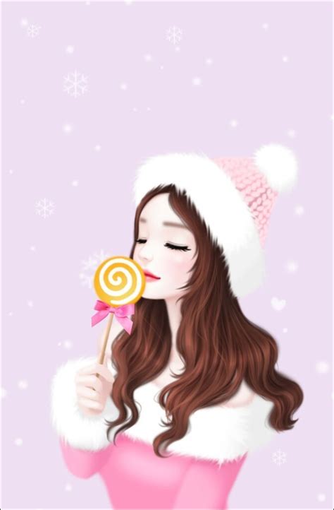 Download Enakei Kawaii Wallpaper Girl Wallpaper Iphone Wallpaper Cute Cartoon Korean Girl