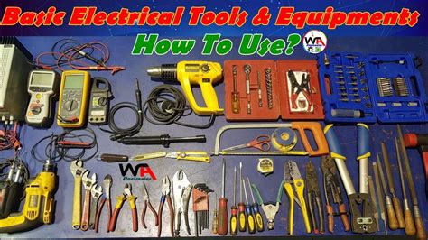 Basic Electrical Tools Names And Pictures